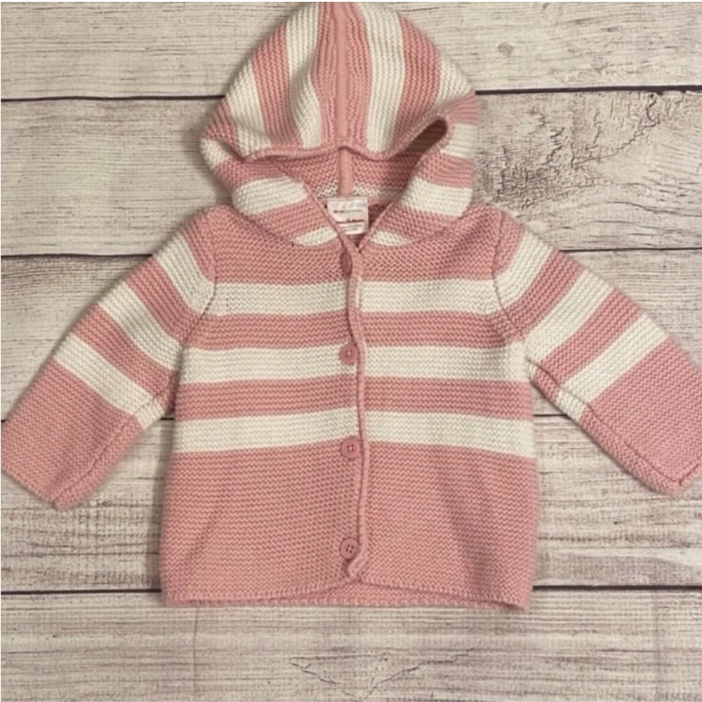Hanna Andersson sweater cardigan size 3-6 months girls